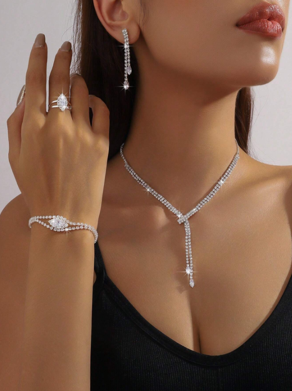 Luxe Crystal Jewelry Set